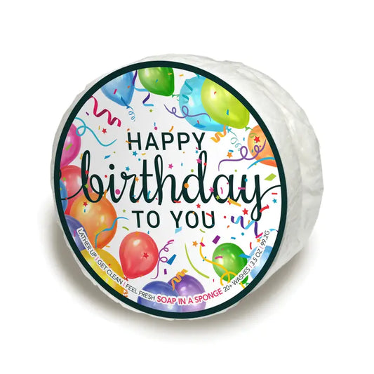 Happy Birthday To You Soap Sponge
