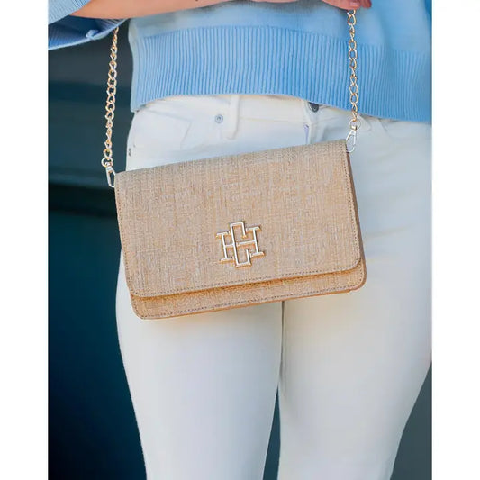 Bryn Clutch/Crossbody Natural Lettice