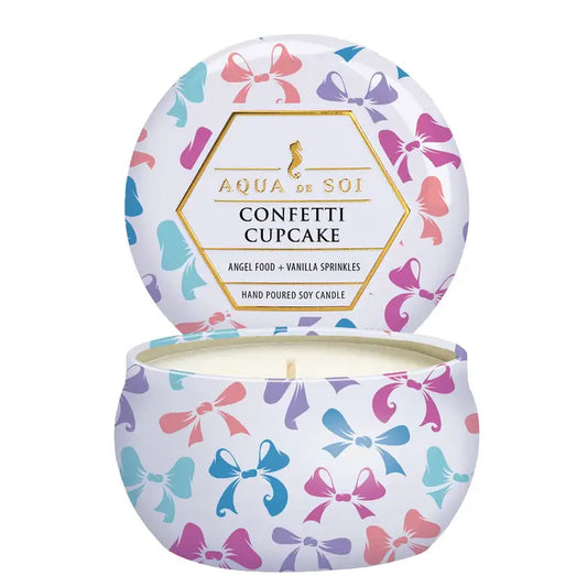 4 oz. Tin Candle , Confetti Cupcake