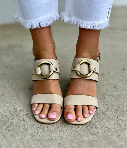 Hannah Beige Heel