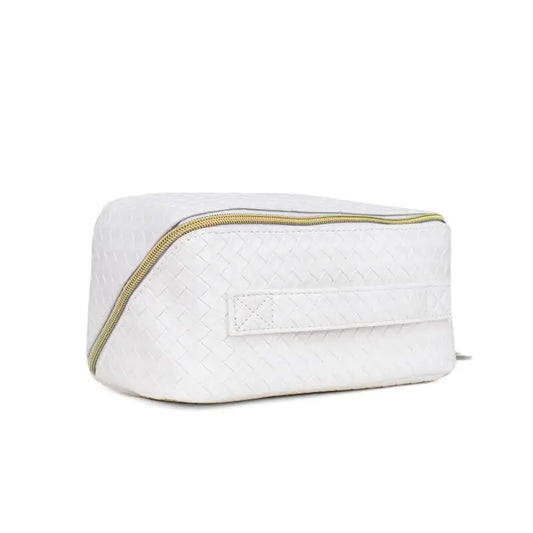 Jolee Cosmetic Bag , White