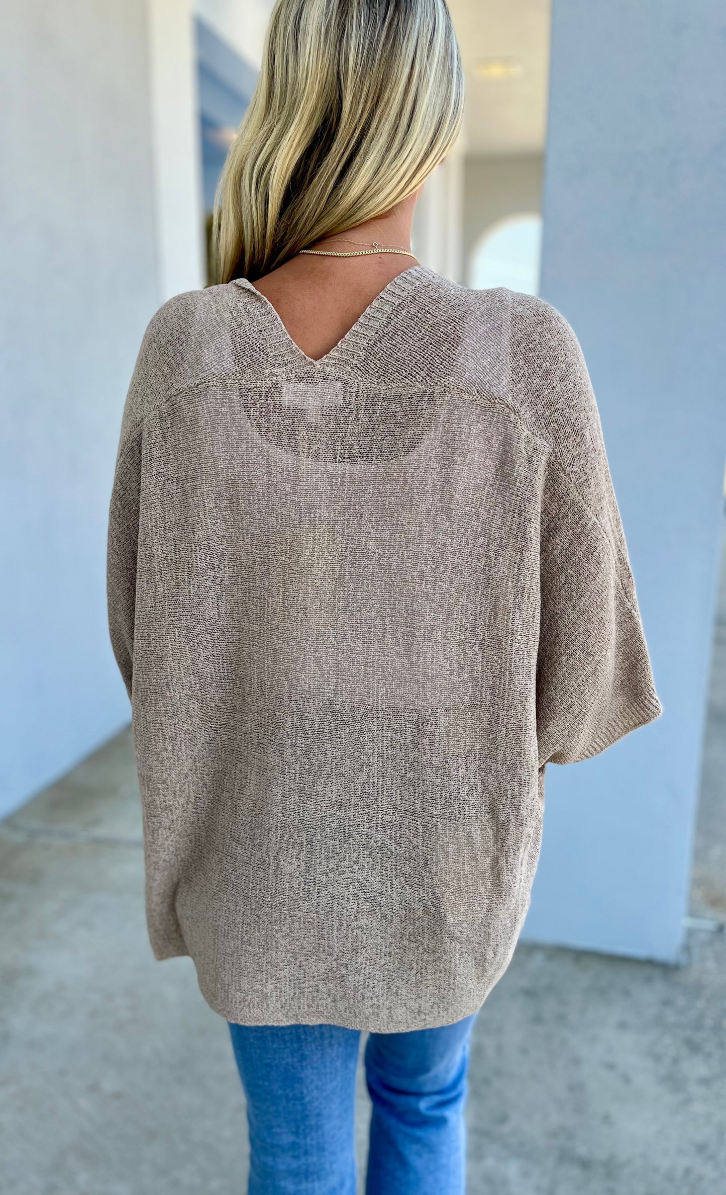 Oatmeal Kimono Cardigan