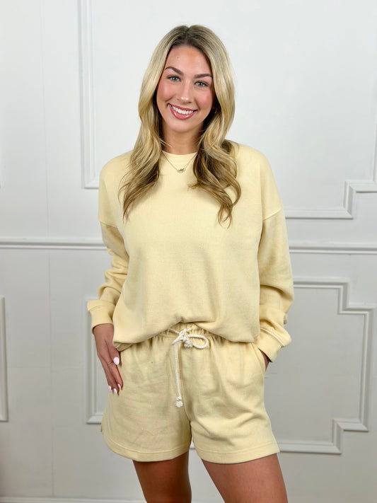 Lemon Soft Touch Knit Shorts