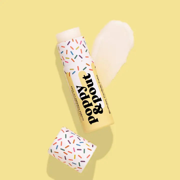 Lip Balm Confetti Cake Yellow
