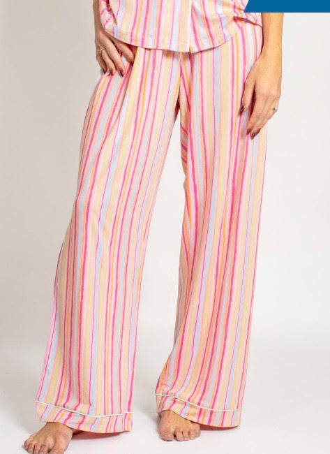 Addie Stripe Short Sleeve/Pant Pajama Set