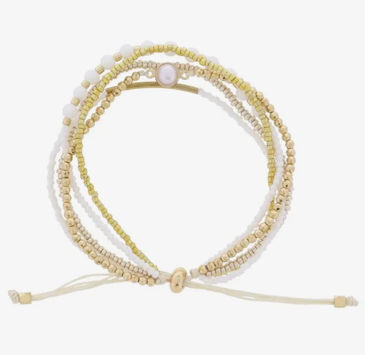 5 Strand Beaded Bracelet