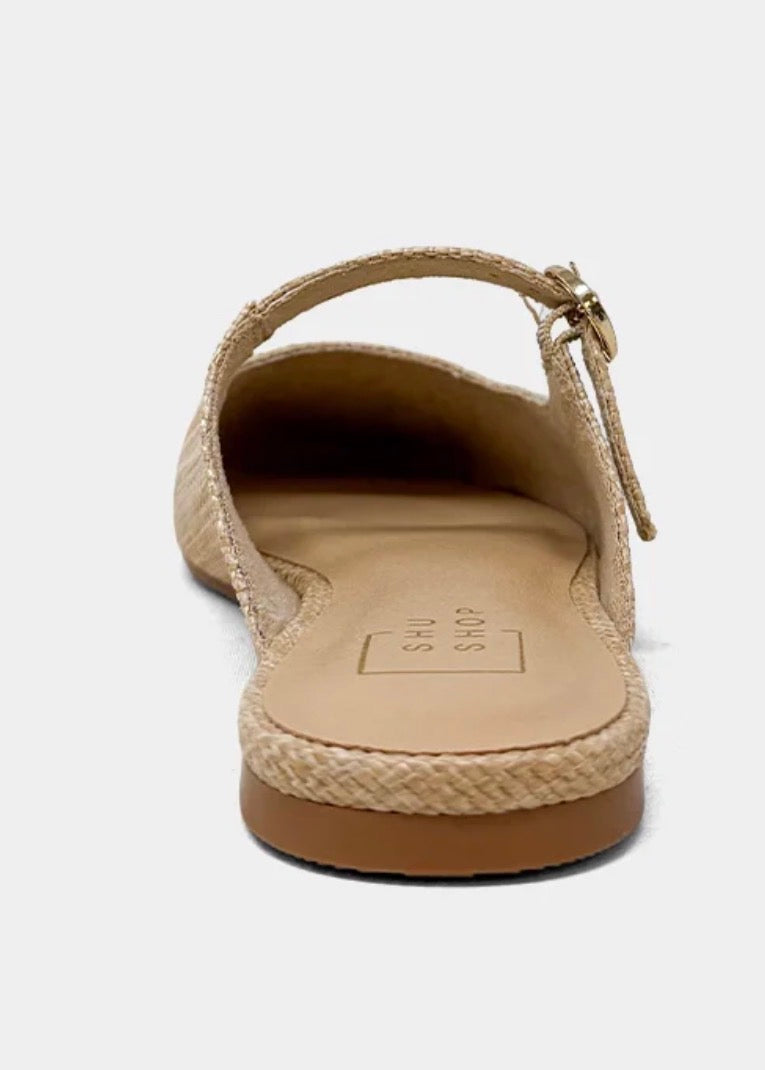 Aidy Natural Woven Slip On