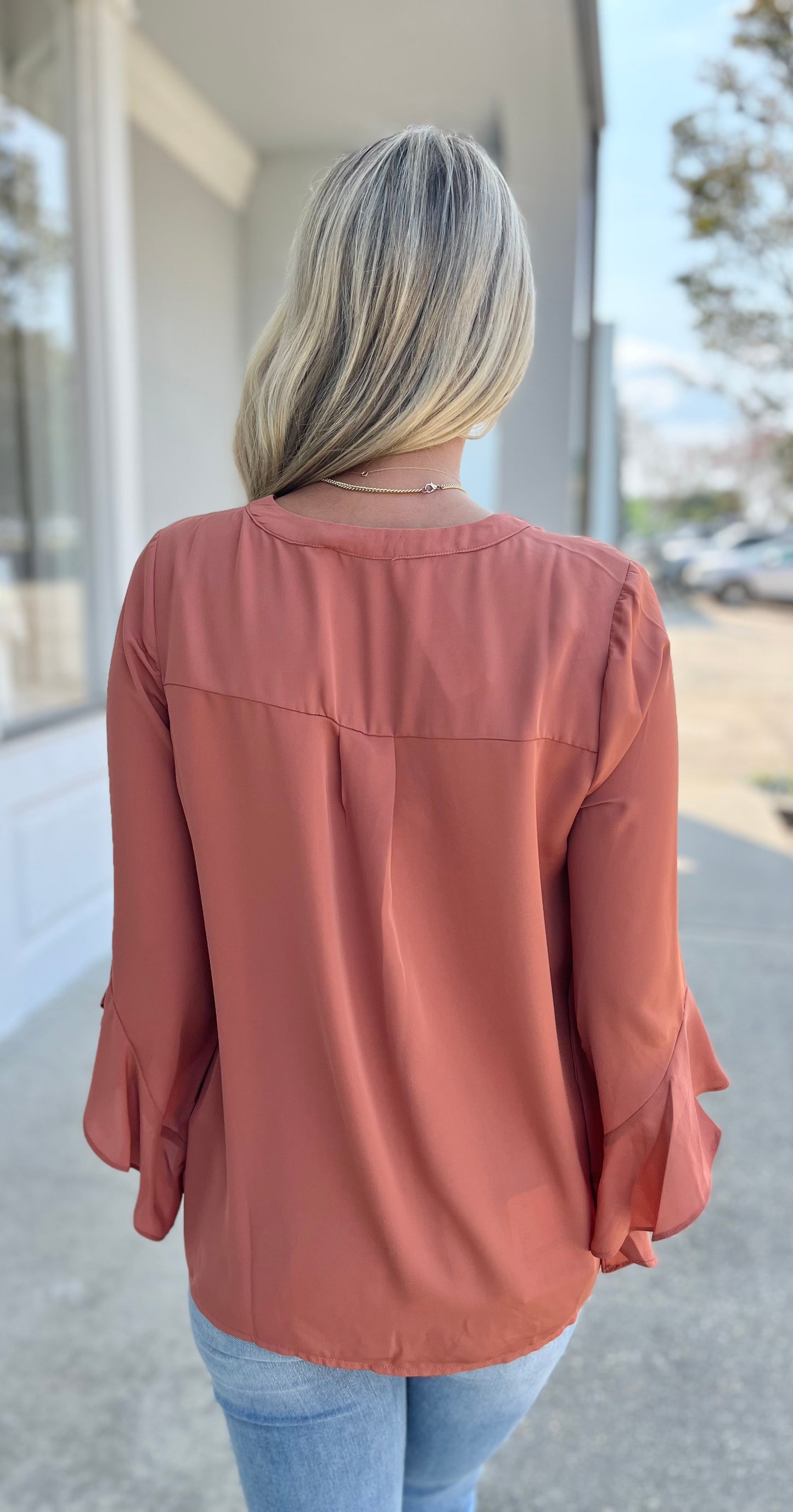 Rosewood Button Down Blouse