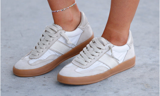 Dixie White/Taupe Sneakers