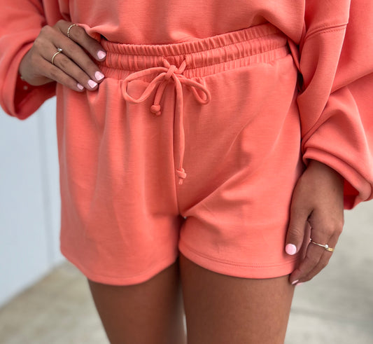 Tangerine Jogger Shorts