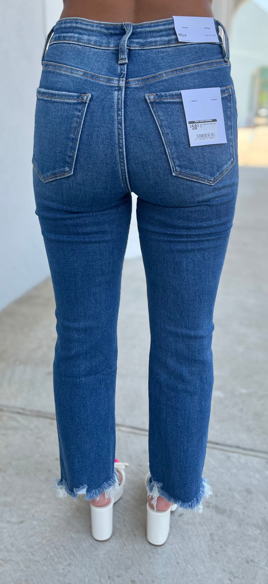 High Rise Kick Flare Jean
