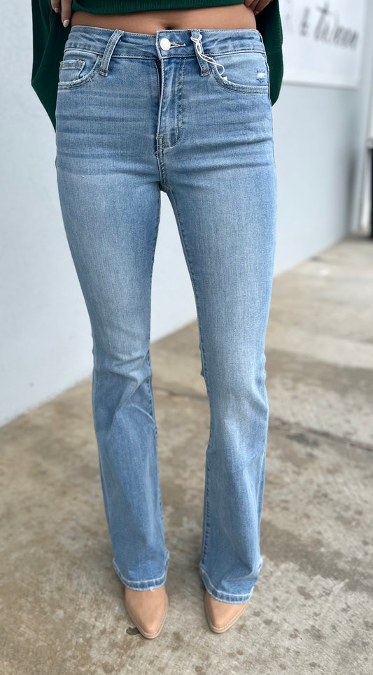 High Rise Flare Jeans