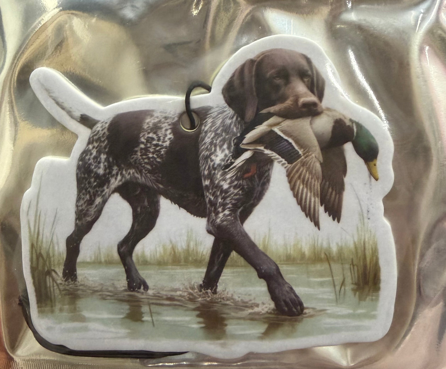 Car Air Freshener, Duck Dog- Leather