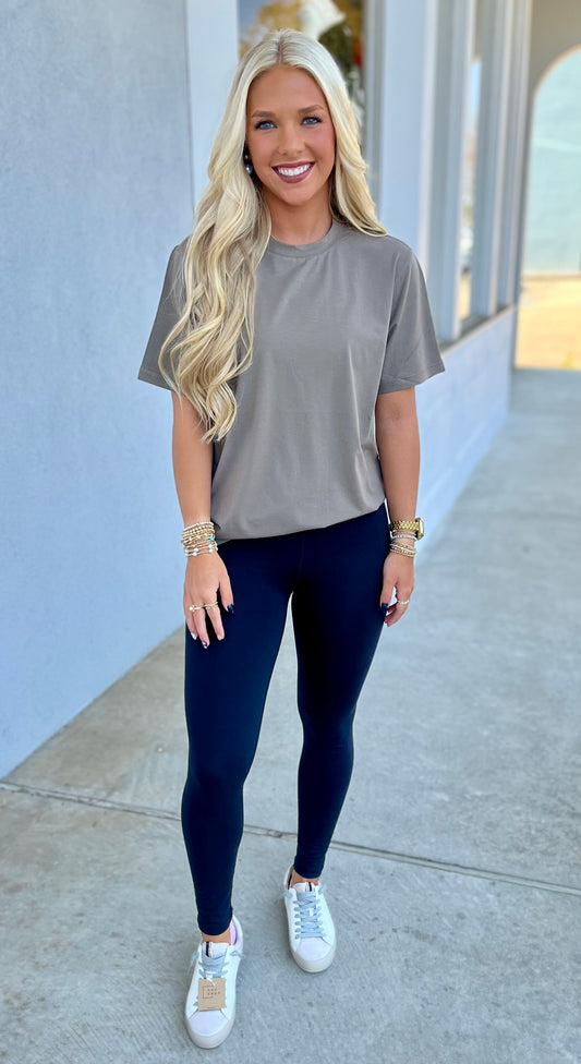 Air Essentials Crew Neck Tee, Olive