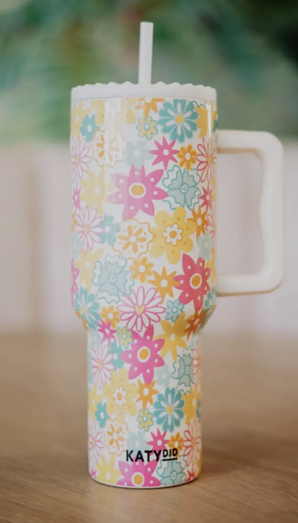 Spring Flowers Stainless Steel Tumbler