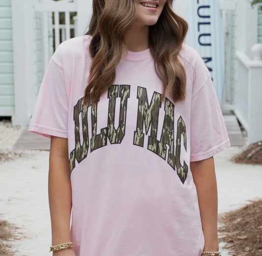LULU MAC Mossy Oak Tee, Oak Blossom