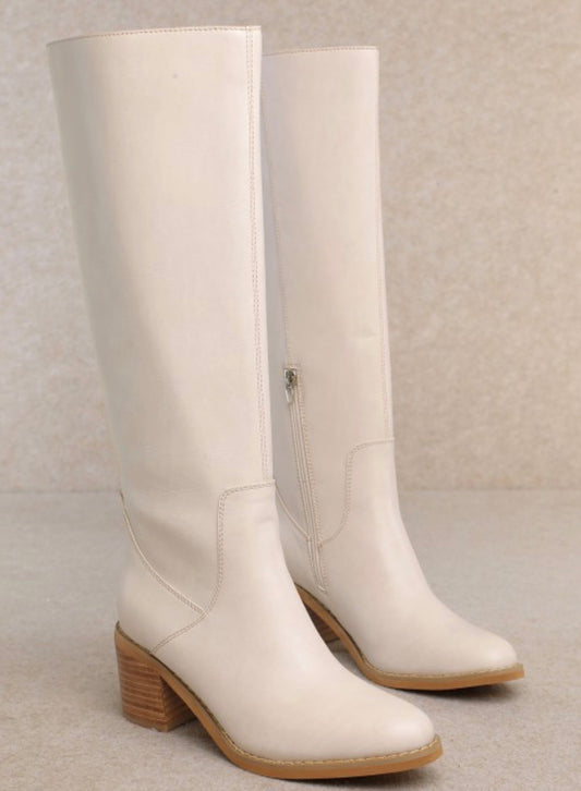Juno White Boot