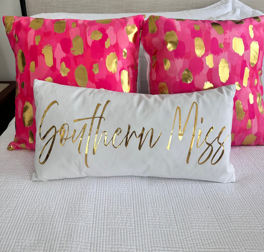 Southern Miss Custom Pillow