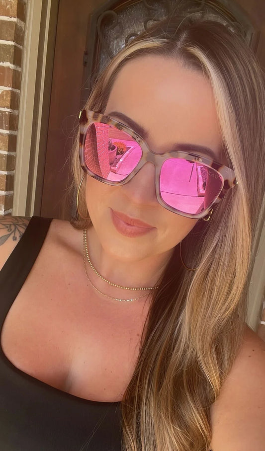 Lyla Hot Pink Sunglasses