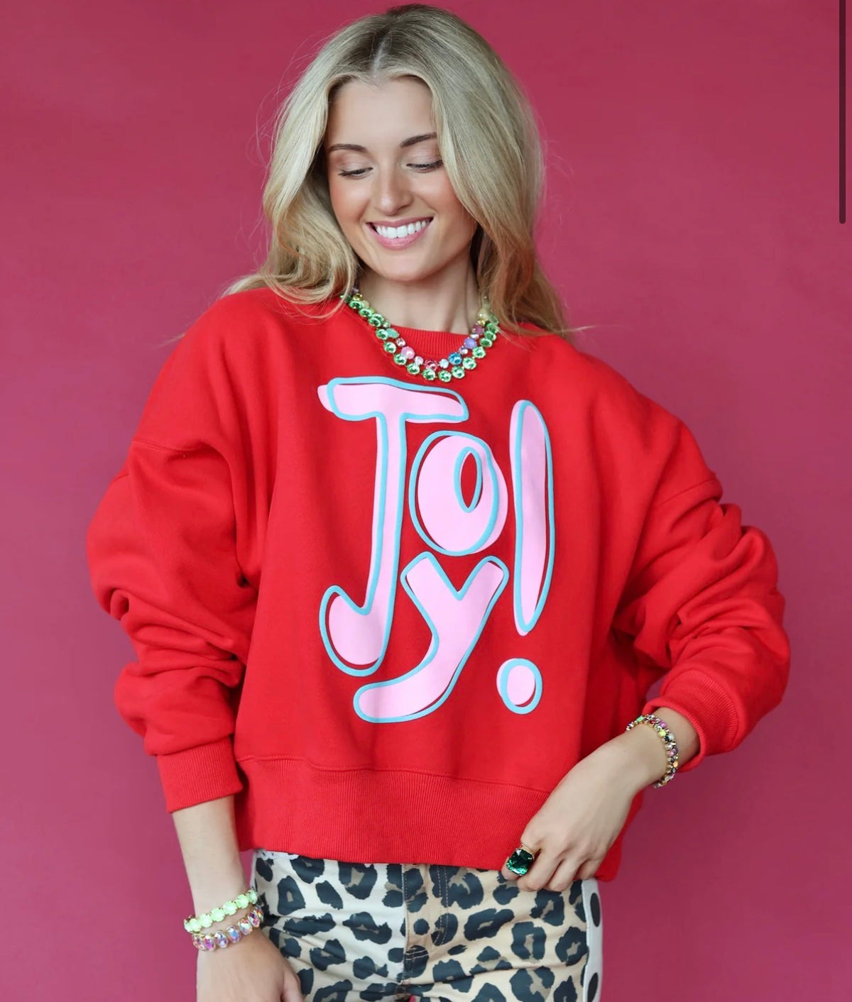 Joy! Crop Sweatshirt
