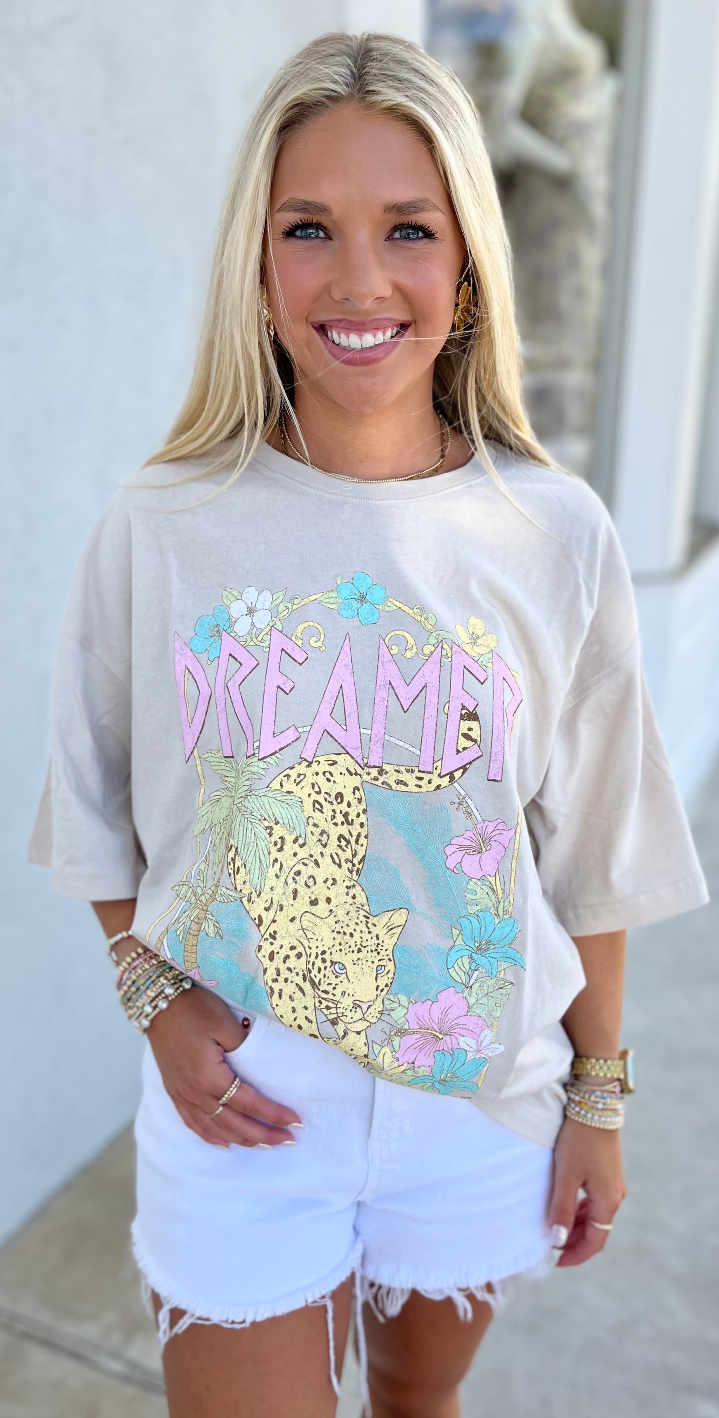 Bone Dreamer Paradise Oversized Tee