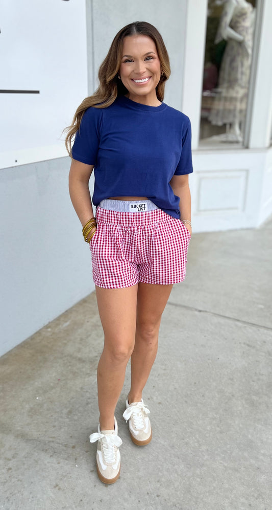 Blue Depth Classic Boxy Tee