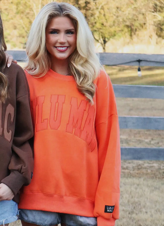 Mono Orange Lulu Sweatshirt