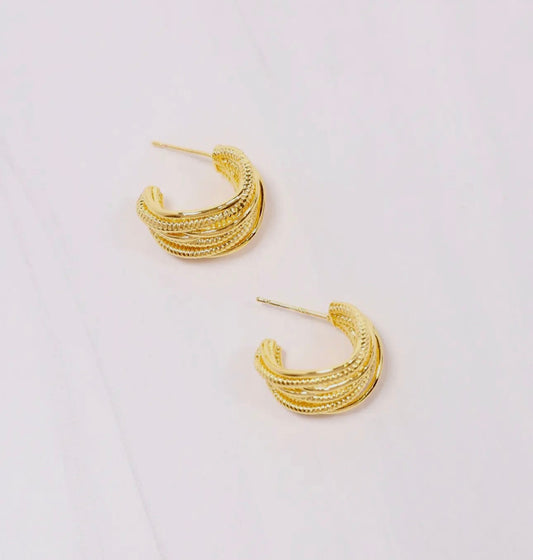 Newton Hoop Earrings