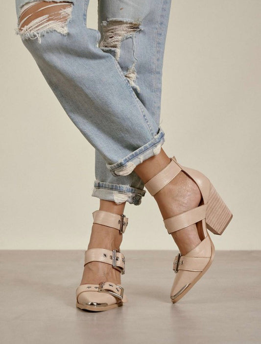 Beige Hendrix Pointed Toe