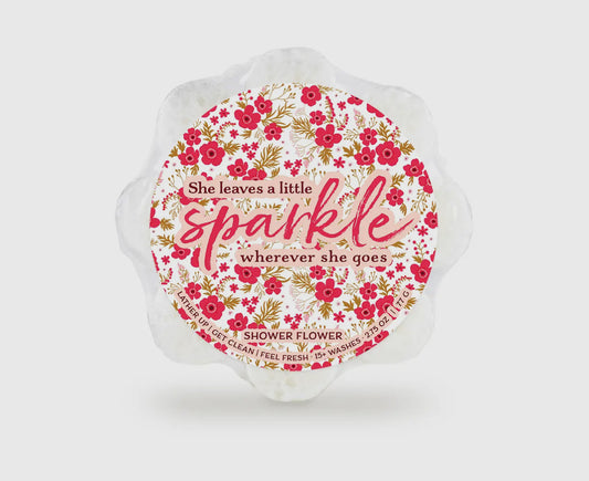 She Leaves a Little Sparkle Shower Flower