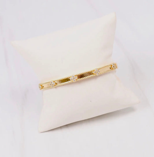 Seaver Clover Bracelet Gold