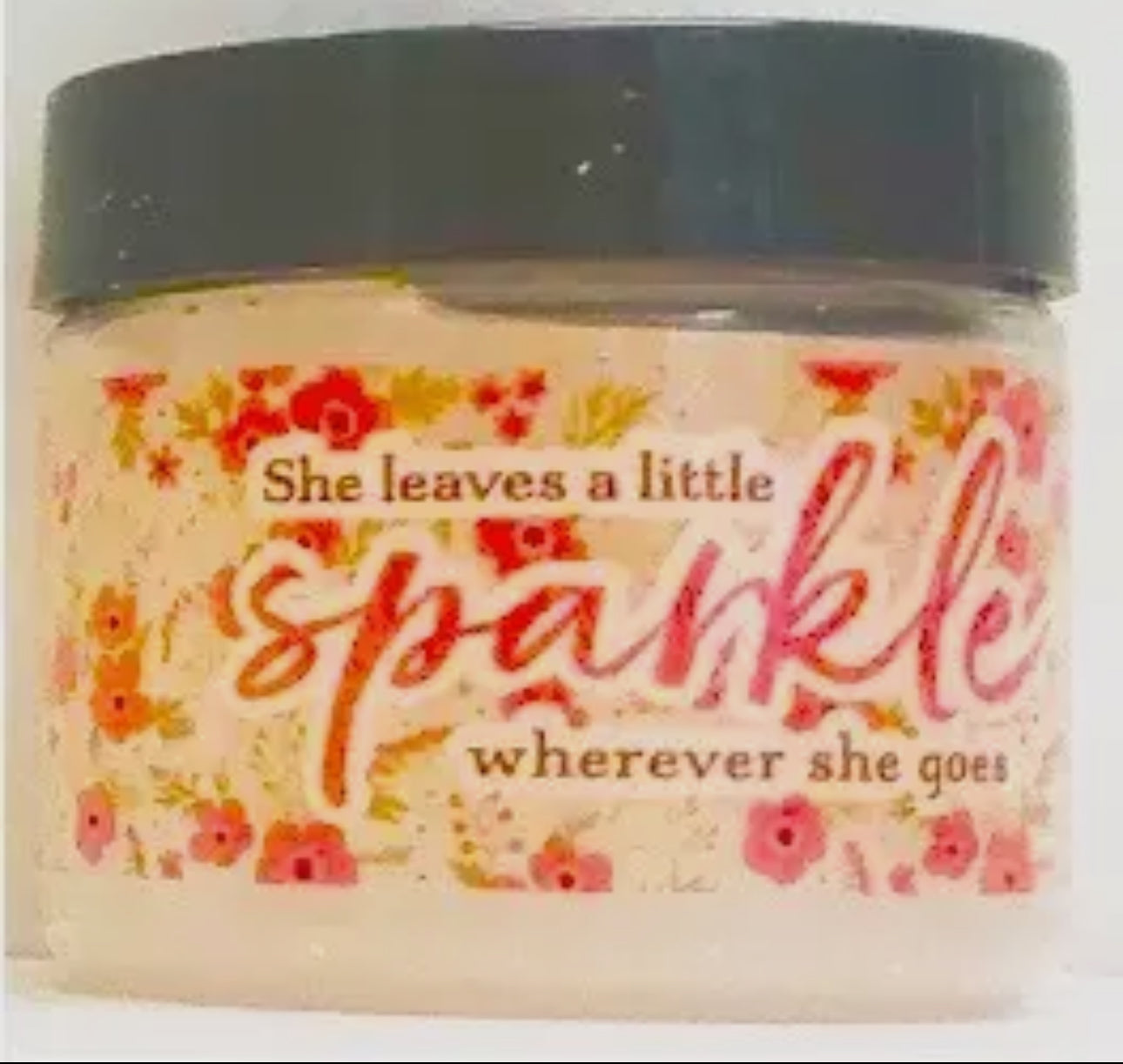 She Leaves a little sparkle Scrub