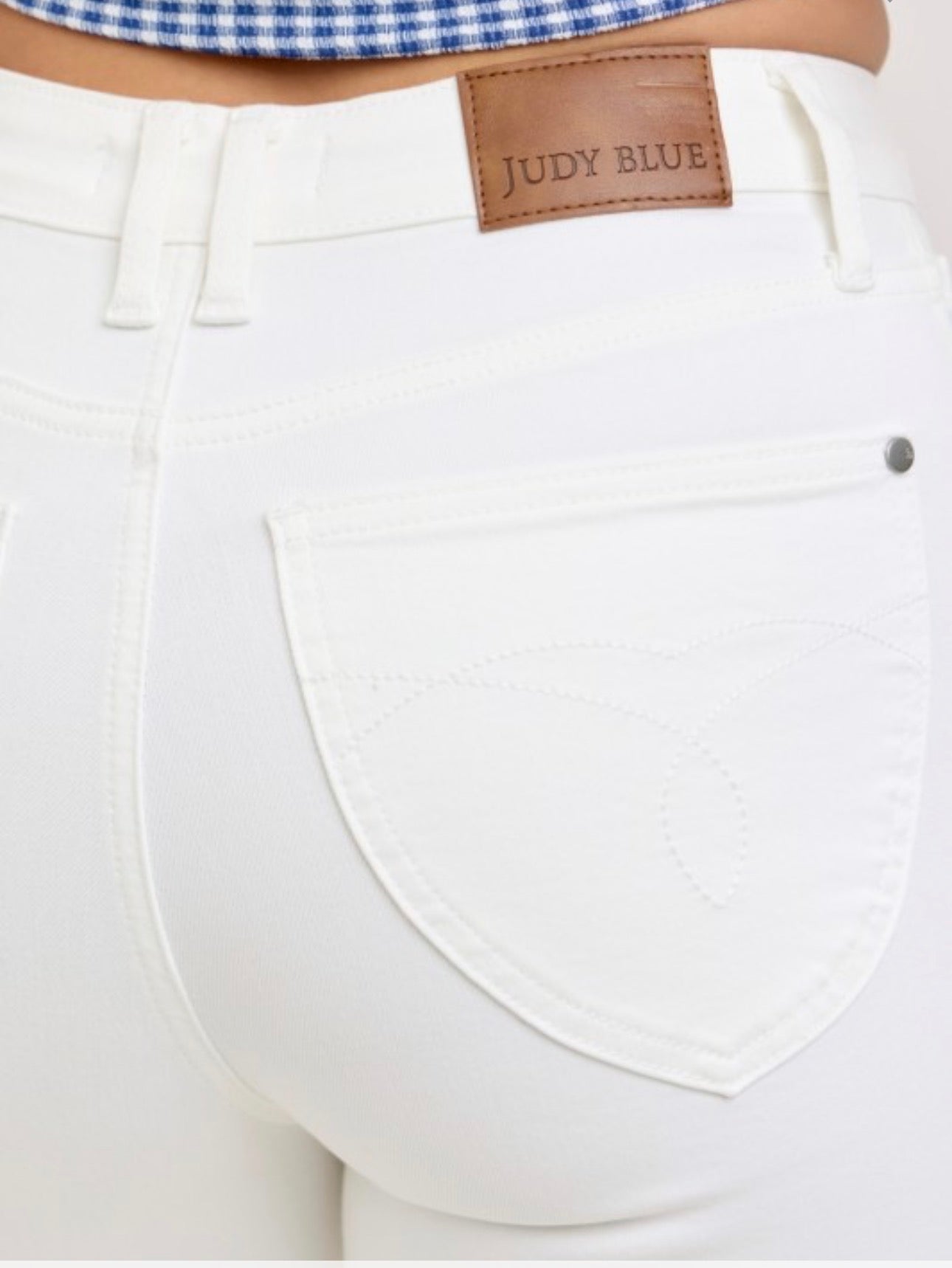 HW Tummy Control White Flares