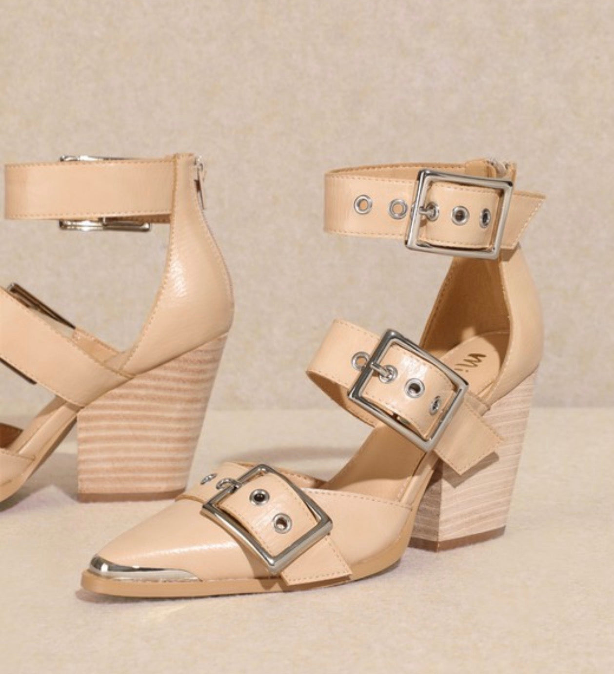 Beige Hendrix Pointed Toe