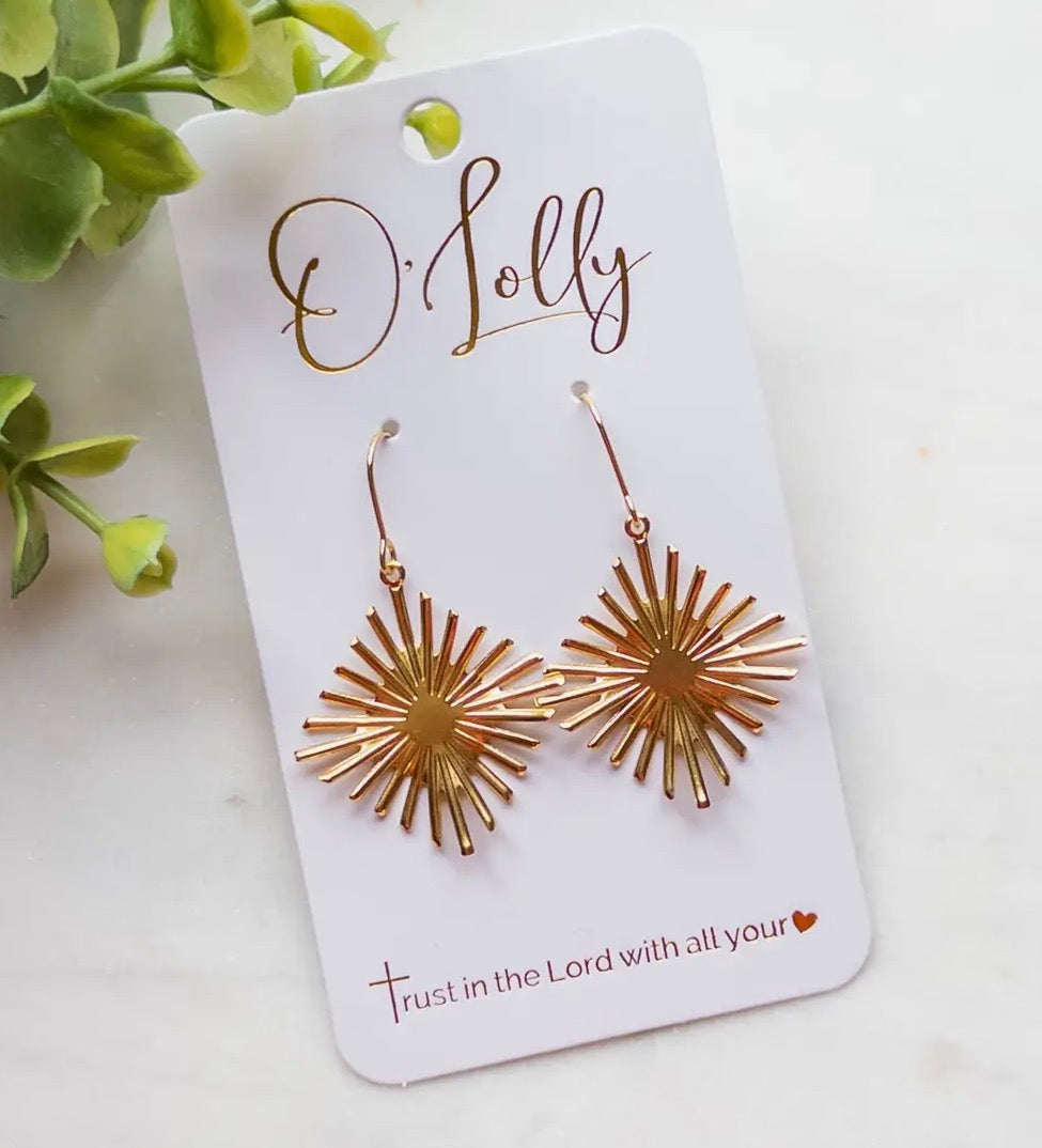 Gold Earrings Style 10
