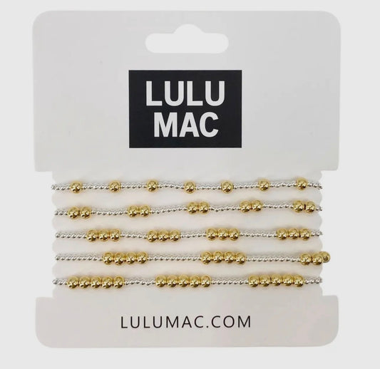 Gold/Silver Lulu Mac Set of Bracelets