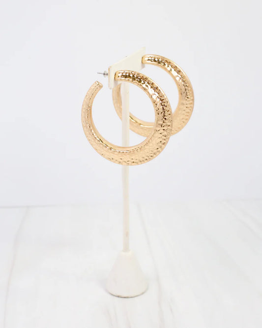 Greensboro Hammered Hoops