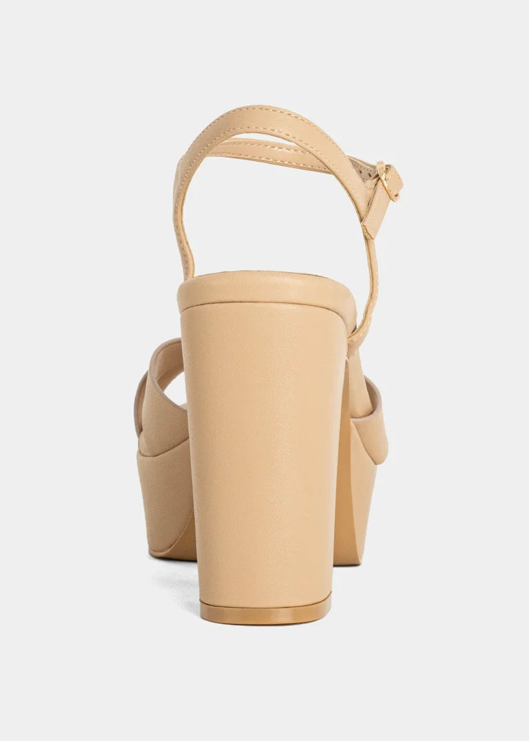 Gwen Nude Strappy Heel