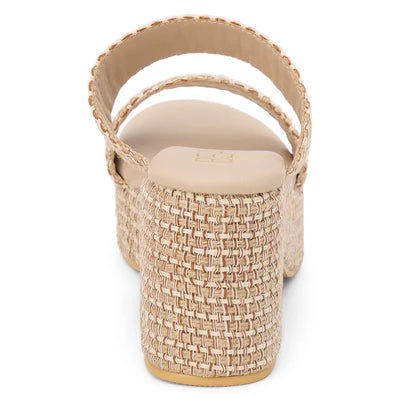 Ocean Avenue Tan Multi Wedge