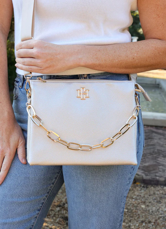 Ariana Crossbody , Pearl