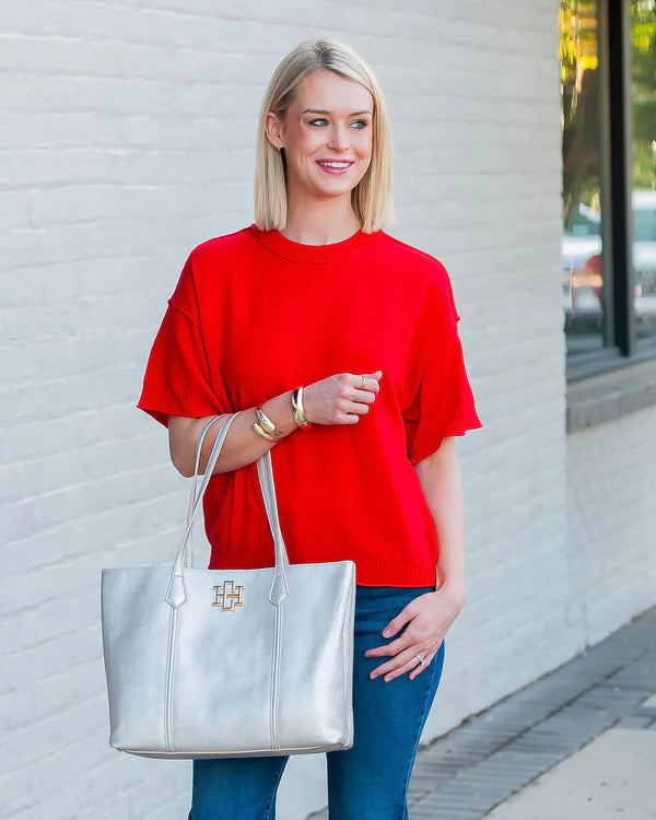Heath Tote Bag, Pearl