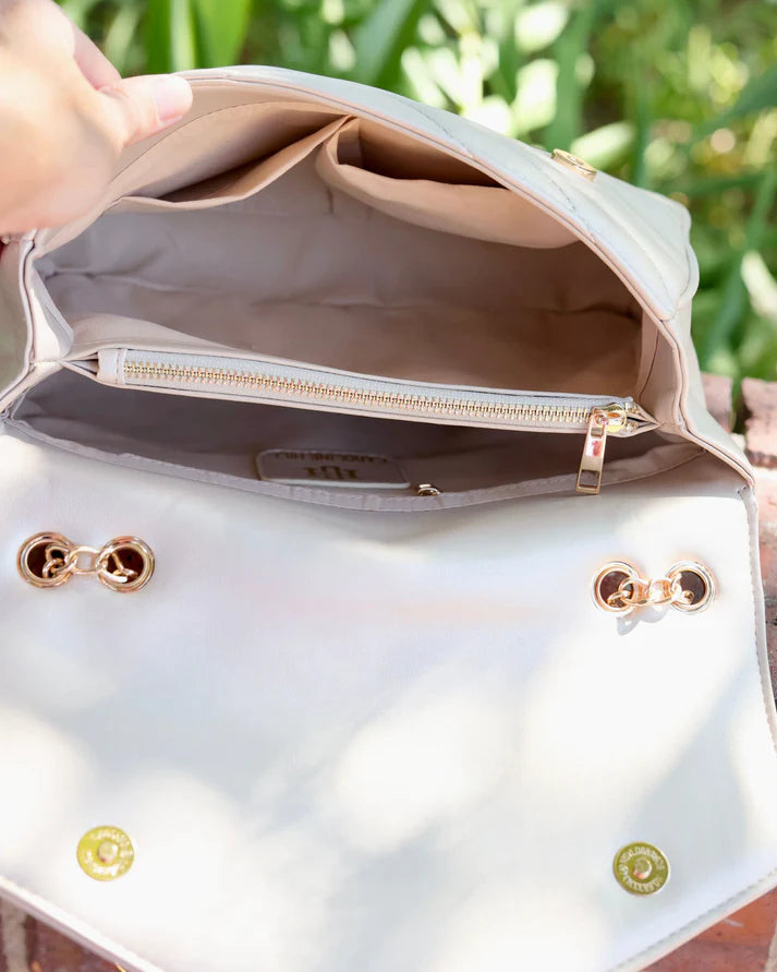 Mia Crossbody Bag, Pearl VQ