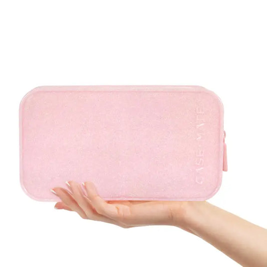 Case Mate Jelly Makeup Bag, Ballet Pink Twinkle