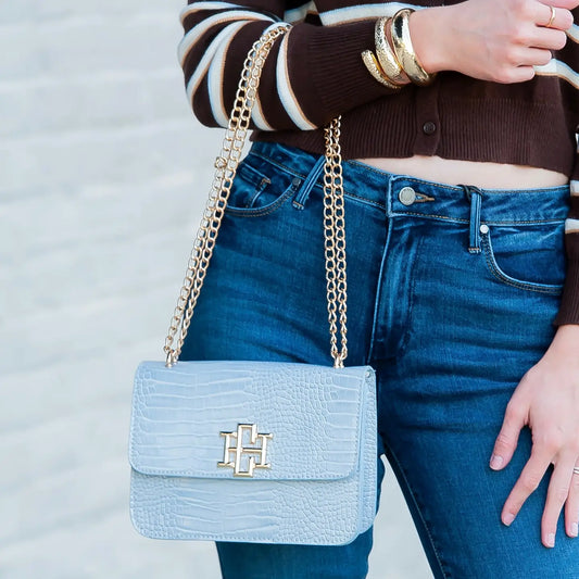 Rory Crossbody Baby Blue Purse