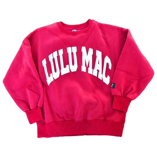 Stitch Lulu Mac Sweatshirt, Red/White