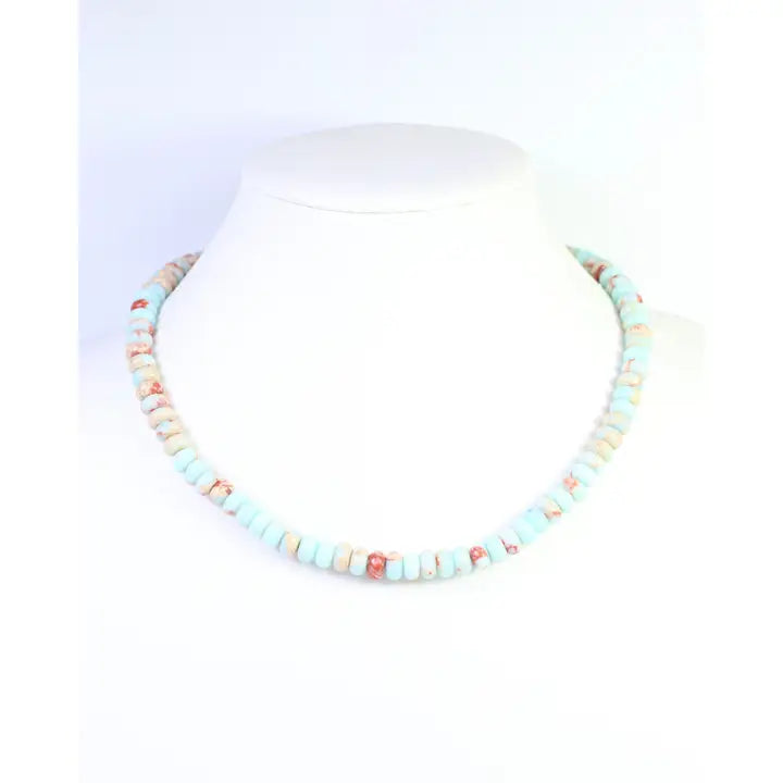 Gisela Stone Beaded Necklace