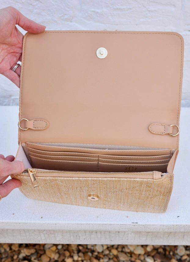 Bryn Clutch/Crossbody Gold EC