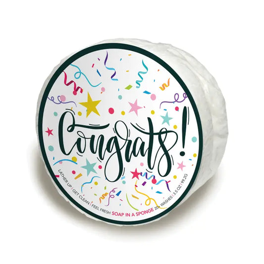 Congrats! Soap In a Sponge