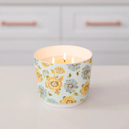 Bella Freesia Patterned Candle