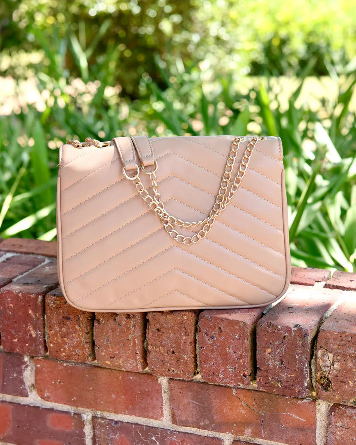 Mia Crossbody Bag, Latte VQ